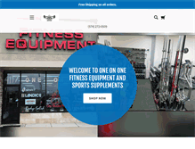 Tablet Screenshot of one-on-one-fitness.com